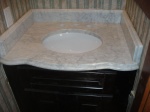 marble:3cm white carrera   ogee edge