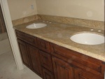 cabine:pecan granite:kashmire gold